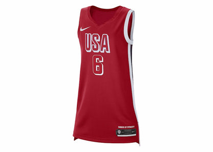 Nike Sabrina Ionescu Team USA USAB Limited Road Jersey Red