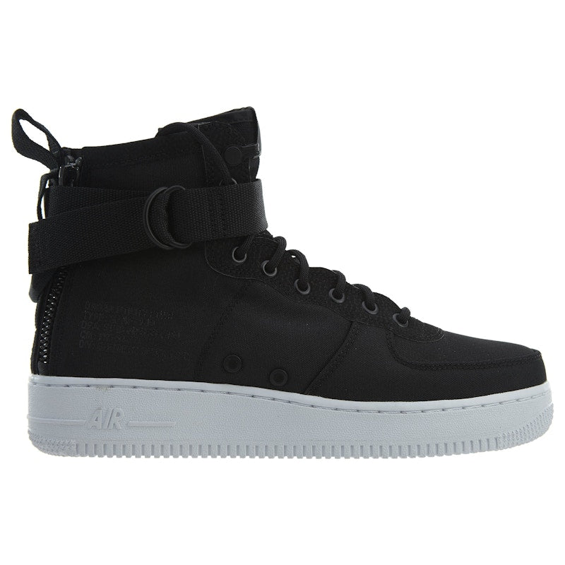 Nike Sf Af1 Mid Black Anthracite-White