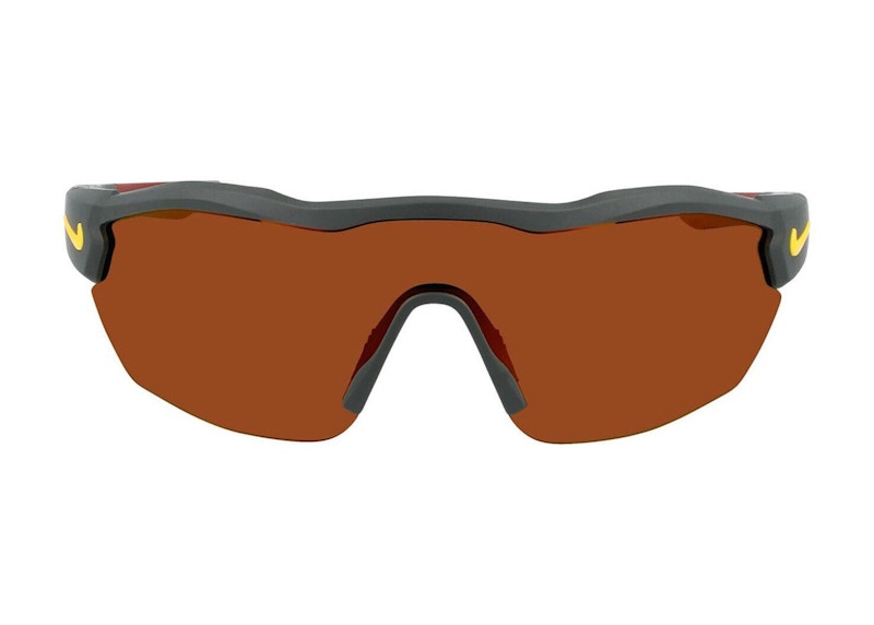 Nike Show X3 Elite Sunglasses Matte Seguoia/Brown Orange (DJ2027-355-61)