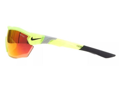 Nike Show X3 Elite Sunglasses Matte Volt/Road Red Mirror (L-E-DJ5560-012-61)