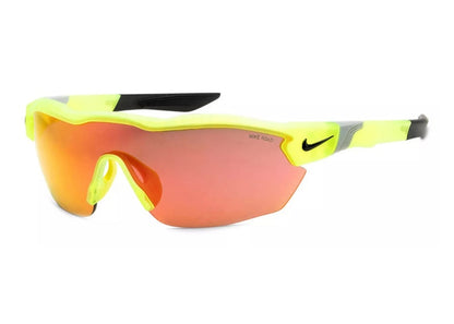 Nike Show X3 Elite Sunglasses Matte Volt/Road Red Mirror (L-E-DJ5560-012-61)