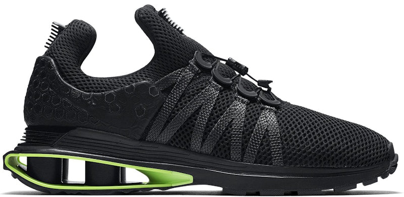 Nike Shox Gravity Luxe Black Green Strike