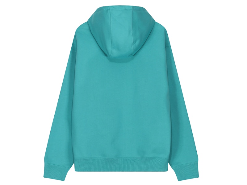 Nike Solo Swoosh Fleece Hoodie Washed Teal/Wit