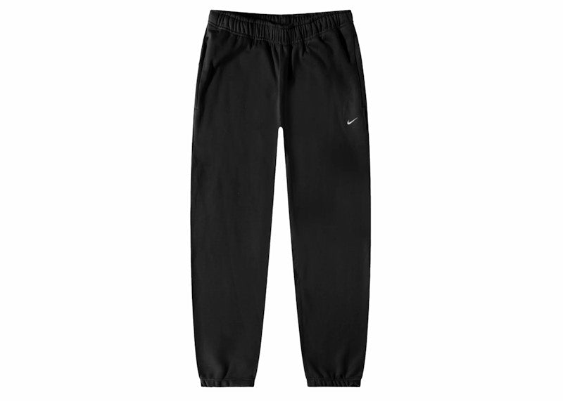 Nike Solo Swoosh Fleece Pants Black/White