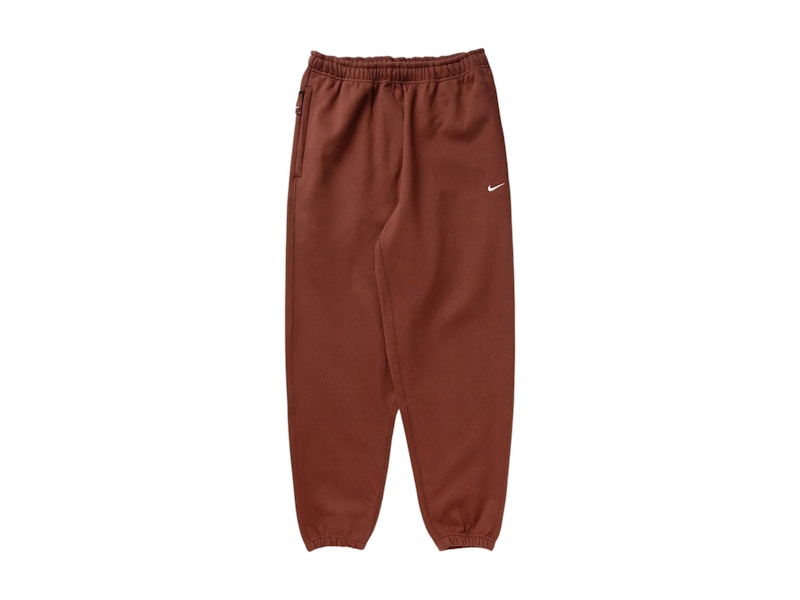 Nike Solo Swoosh Fleece Pants Dark Pony/White