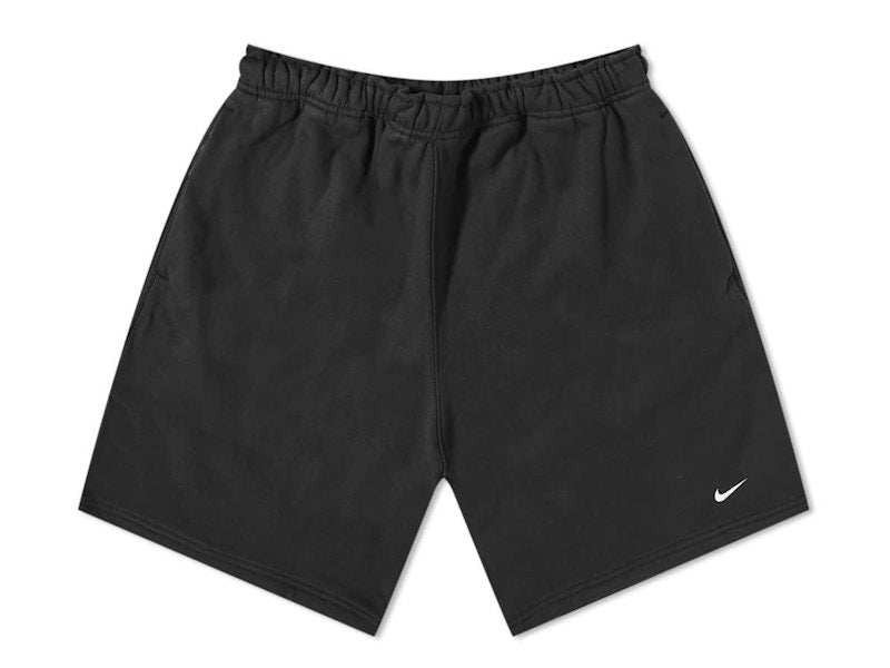 Nike Solo Swoosh Fleece Shorts Black/White