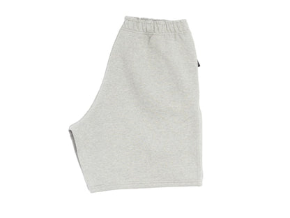 Nike Solo Swoosh Fleece Shorts Dark Grey Heather/White