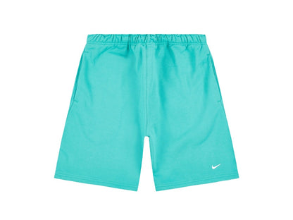Nike Solo Swoosh Fleece Shorts Washed Teal/White