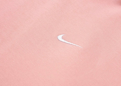 Nike Solo Swoosh Fleece Sweatshirt Bleached Coral/White
