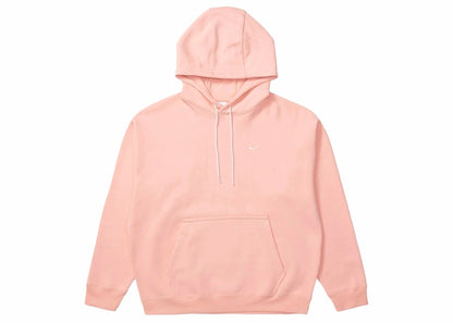 Nike Solo Swoosh Fleece Sweatshirt Bleached Coral/White