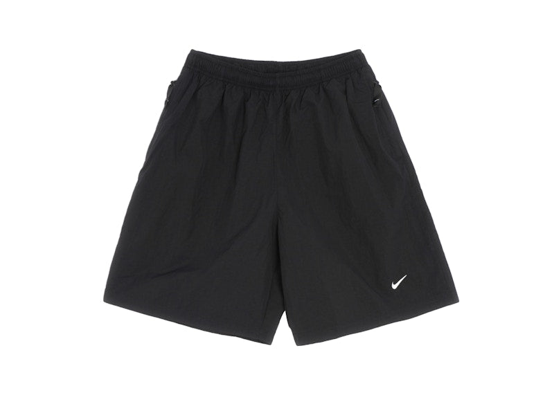 Nike Solo Swoosh Woven Shorts Black/White