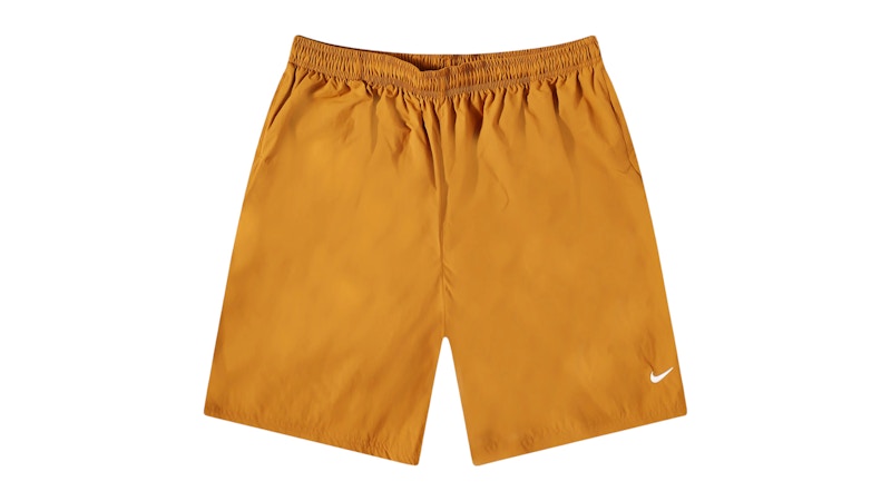 Nike Solo Swoosh Woven Shorts Desert Ochre/White