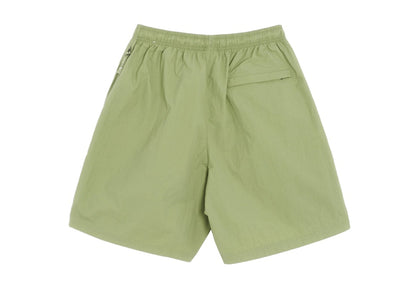 Nike Solo Swoosh Woven Shorts Oil Green/White