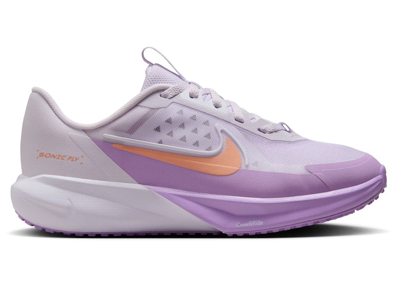 Nike Sonic Fly Barely Grape White Violet Star Apricot Agate (GS)