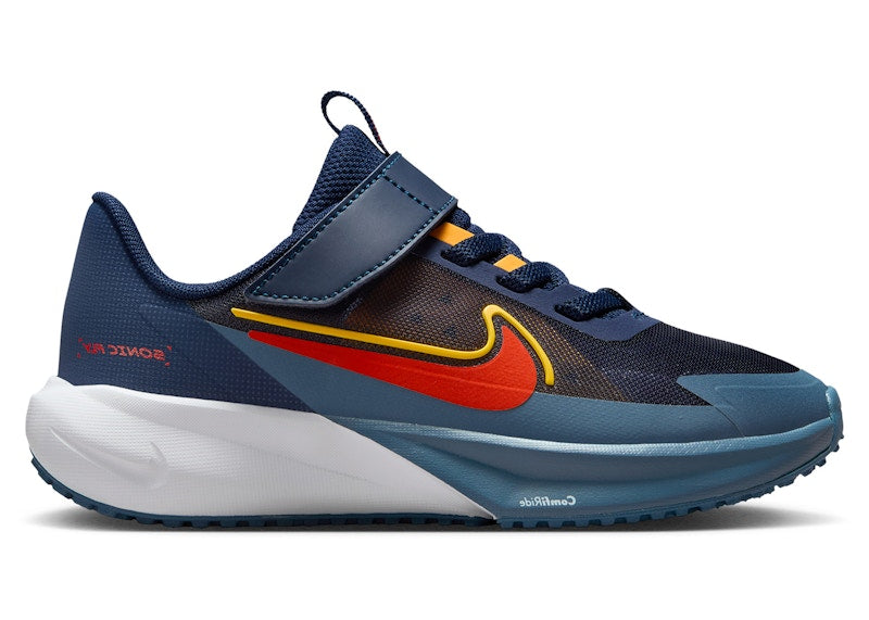 Nike Sonic Fly Midnight Navy Laser Orange Vast Grey Picante Red (PS)