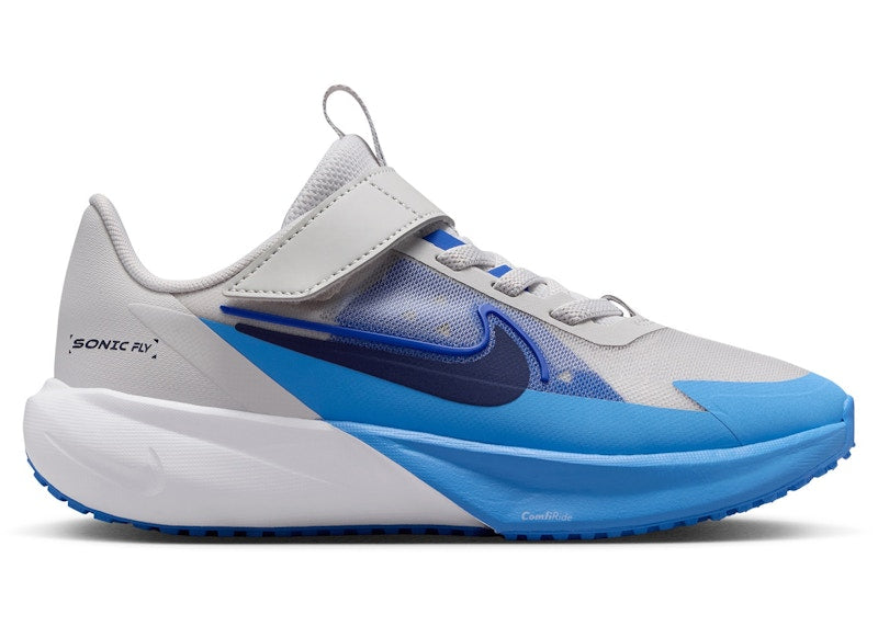 Nike Sonic Fly Vast Grey University Blue Navy (PS)