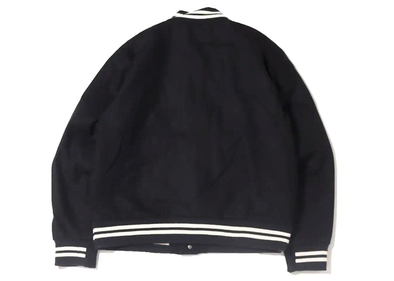 Nike Sportswear Authentics Varsity Jacket (Asia Sizing) Black/White