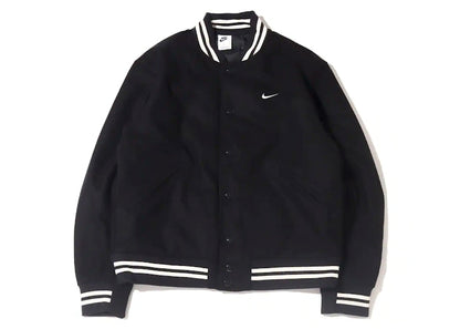 Nike Sportswear Authentics Varsity Jacket (Asia Sizing) Black/White