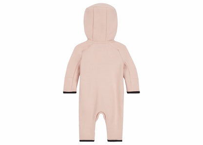 Nike Sportswear Baby Tech Fleece Full-Zip Coverall Pink Oxford