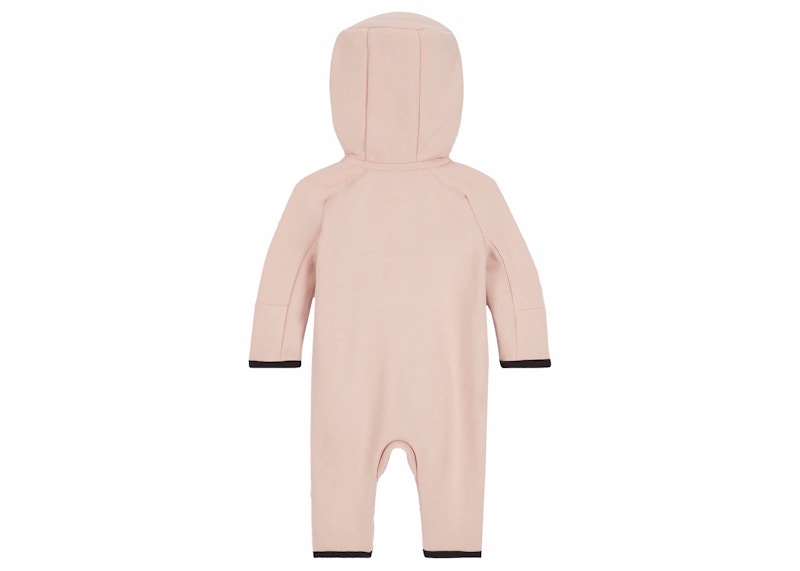 Nike Sportswear Baby Tech Fleece Full-Zip Coverall Pink Oxford