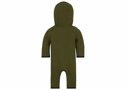 Nike Sportswear Baby Tech Fleece Full-Zip Coverall Rough Green