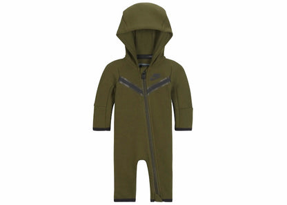 Nike Sportswear Baby Tech Fleece Full-Zip Coverall Rough Green