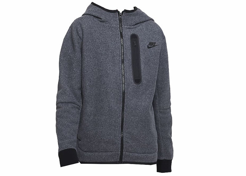 Nike Sportswear Kids' Tech Fleece Winterized Full-Zip Hoodie Black/Black