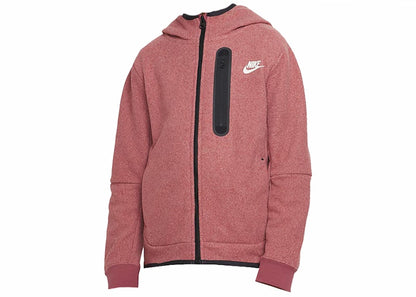 Nike Sportswear Kids' Tech Fleece Winterized Full-Zip Hoodie Canyon Rust/Light Bone