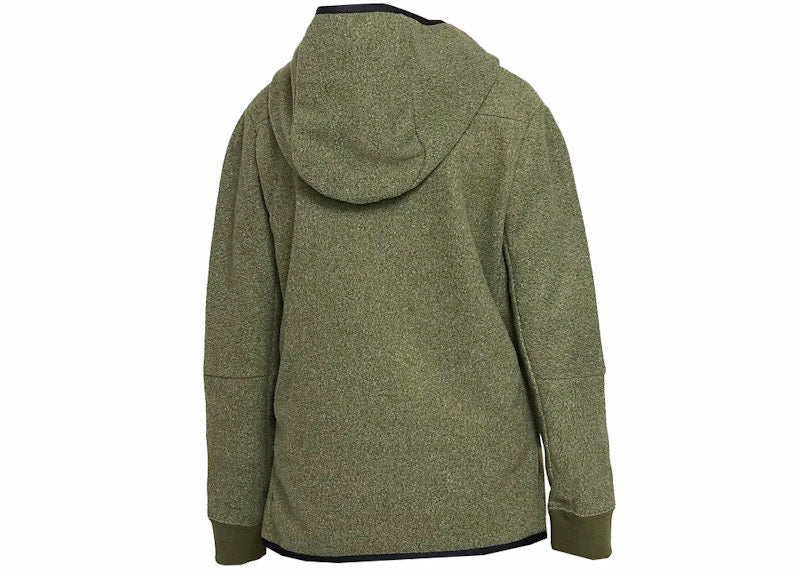 Nike Sportswear Kids' Tech Fleece Winterized Full-Zip Hoodie Rough Green/Black
