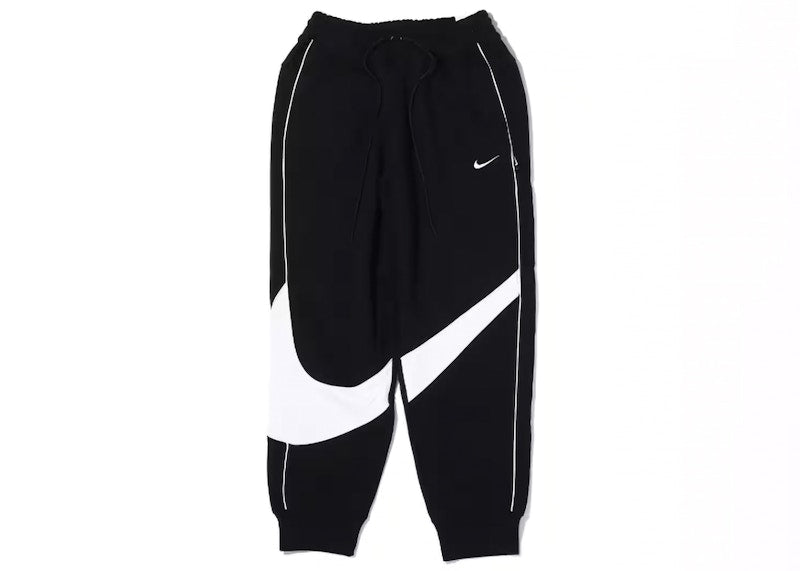 Nike Sportswear Big Swoosh Fleece Pants (Asia Sizing) Black/White