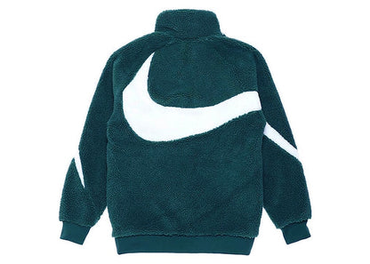 Nike Sportswear Big Swoosh Reversible Boa Jacket (Asia Sizing) Deep Jungle/Sail