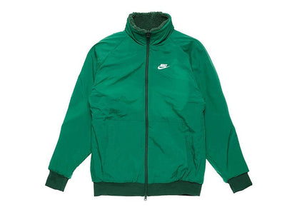 Nike Sportswear Big Swoosh Reversible Boa Jacket (Asia Sizing) Green/Sail
