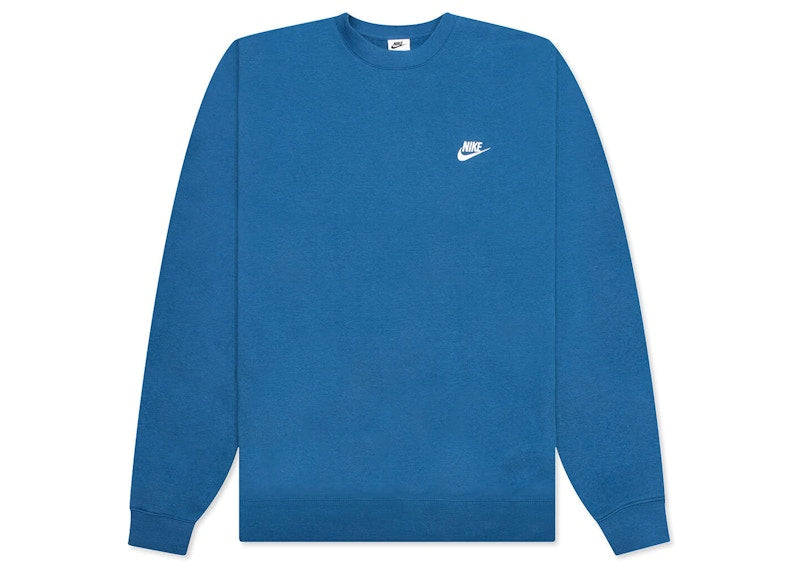 Nike Sportswear Club Fleece Crewneck Blue/Dark Marina Blue