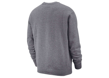 Nike Sportswear Club Fleece Crewneck Charcoal Heather/White