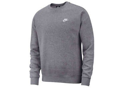 Nike Sportswear Club Fleece Crewneck Charcoal Heather/White