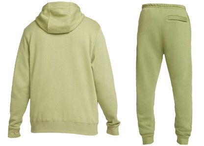 Nike Sportswear Club Fleece Full-Zip Hoodie & Joggers Set Alligator/Alligator/White