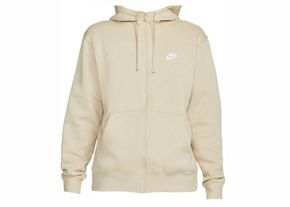 Nike Sportswear Club Fleece Full-Zip Hoodie Rattan/Rattan/White