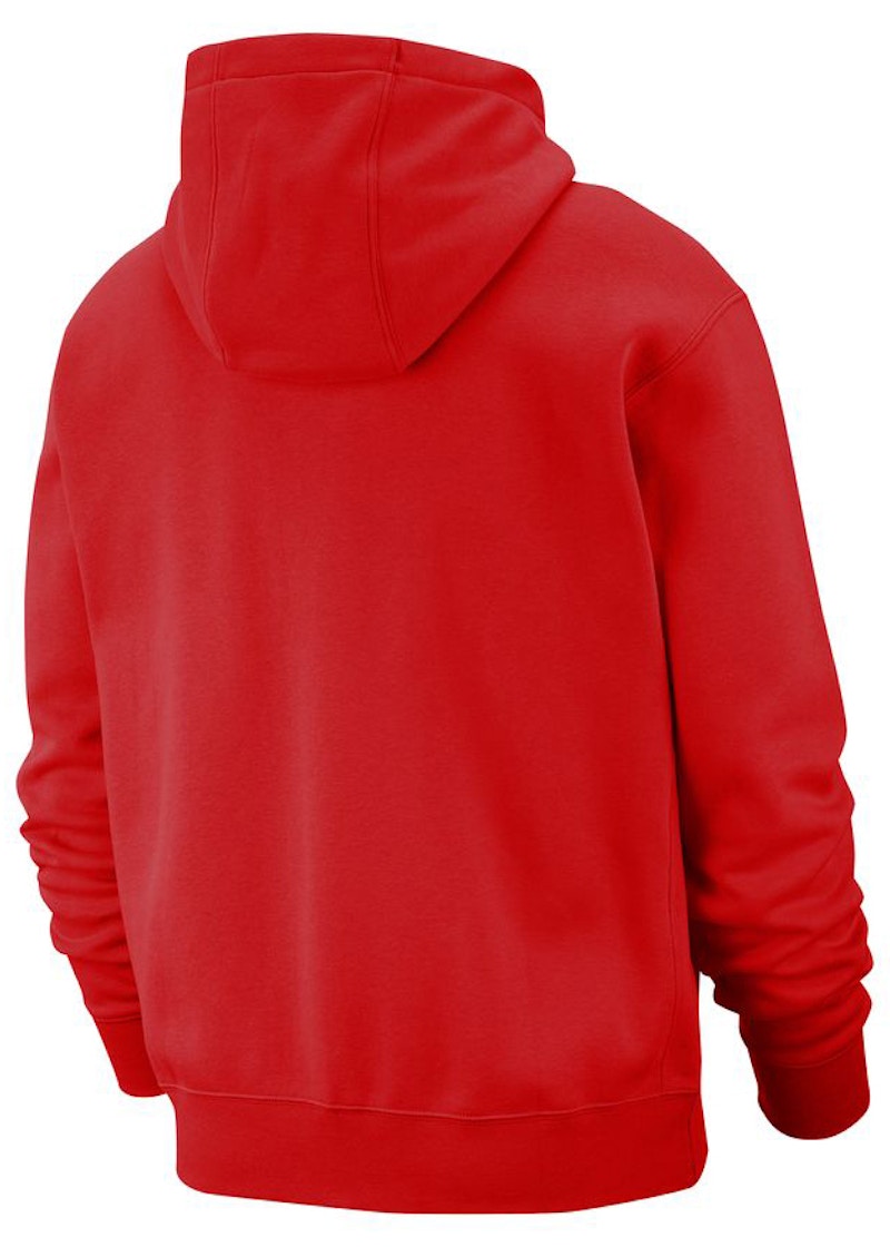 Nike Sportswear Club Fleece Full-Zip Hoodie University Red/University Red/White