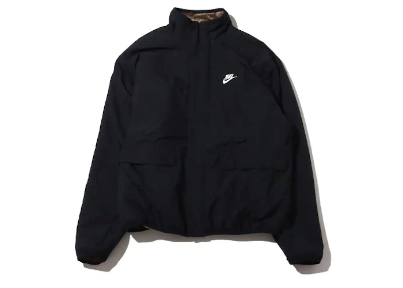 Nike Sportswear Club Fleece Plus Reversible Winterized Top Jacket Black/Sail