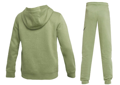 Nike Sportswear Club Fleece Pullover Hoodie & Joggers Set Alligator/White/Black