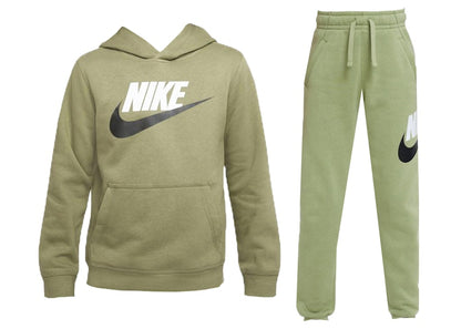 Nike Sportswear Club Fleece Pullover Hoodie & Joggers Set Alligator/White/Black