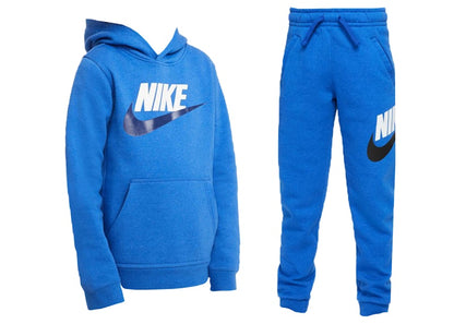 Nike Sportswear Club Fleece Pullover Hoodie & Joggers Set Game Royal/Htr
