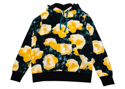 Nike Sportswear Club Floral Hoodie Black