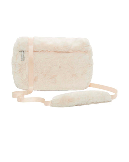 Nike Sportswear Futura 365 Faux Fur Crossbody Bag (1L) Guava Ice/Guava Ice/Black