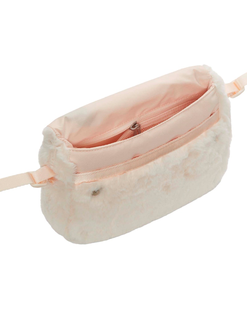 Nike Sportswear Futura 365 Faux Fur Crossbody Bag (1L) Guava Ice/Guava Ice/Black