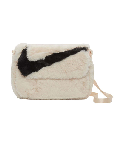 Nike Sportswear Futura 365 Faux Fur Crossbody Bag (1L) Guava Ice/Guava Ice/Black