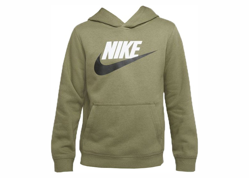 Nike Sportswear Kids Club Fleece Pullover Hoodie Alligator/White/Black