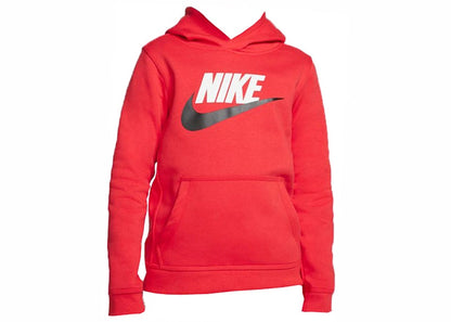 Nike Sportswear Kids Club Fleece Pullover Hoodie University Red
