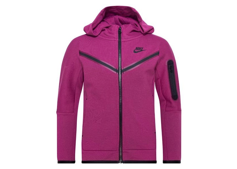 Nike Sportswear Kids Tech Fleece Full-Zip Hoodie Rosewood