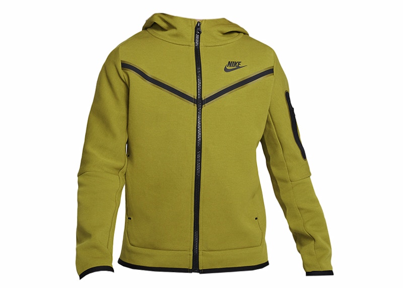 Nike Sportswear Kids Tech Fleece Hoodie Moss/Black